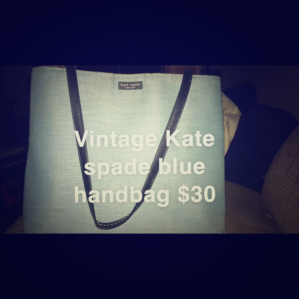 Blue Kate spade handbag
